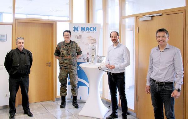 CNC-Technik Mack liefert 3D-gedruckte Gesichtsschilder an Bundeswehrkrankenhaus