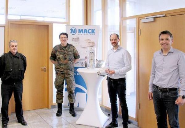 CNC-Technik Mack liefert 3D-gedruckte Gesichtsschilder an Bundeswehrkrankenhaus